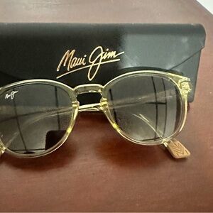 Maui Jim Transparent Frame Sunglasses